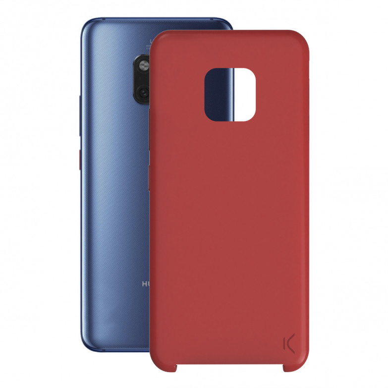 Funda para Huawei Mate 20 Pro, Semirrígida, Rojo