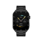 Smartwatch KSIX Olympo, Pantalla AMOLED 1,96”, 2 correas, Aut. 5 días, Modos deporte y salud, Llamadas, Asistentes voz, Negro
