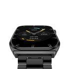 Smartwatch KSIX Olympo, Pantalla AMOLED 1,96”, 2 correas, Aut. 5 días, Modos deporte y salud, Llamadas, Asistentes voz, Negro