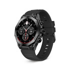 KSIX Titanium smartwatch, AMOLED 1,43” display, 2 straps, 5 days, Sport and health modes, Calls, Voice assistants, Black