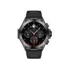 KSIX Titanium smartwatch, AMOLED 1,43” display, 2 straps, 5 days, Sport and health modes, Calls, Voice assistants, Black
