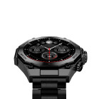 Smartwatch KSIX Titanium, Pantalla AMOLED 1,43”, 2 correas, Aut. 5 días, Modos deporte y salud, Llamadas, Asistentes voz, Negro