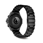 Smartwatch KSIX Titanium, Pantalla AMOLED 1,43”, 2 correas, Aut. 5 días, Modos deporte y salud, Llamadas, Asistentes voz, Negro
