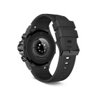 KSIX Titanium smartwatch, AMOLED 1,43” display, 2 straps, 5 days, Sport and health modes, Calls, Voice assistants, Black