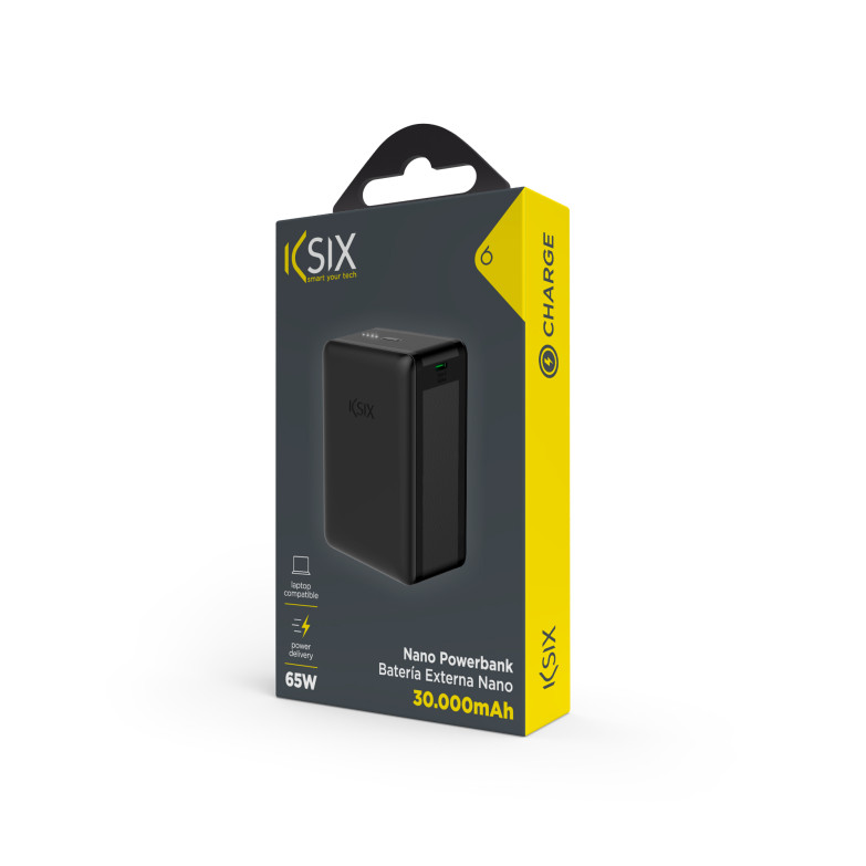 KSIX Nano 30,000 mAh powerbank, For...