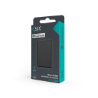 KSIX CardTag item tracker card, Works with Apple certified, Wireless rechargeable battery, 2 months battery life, Black