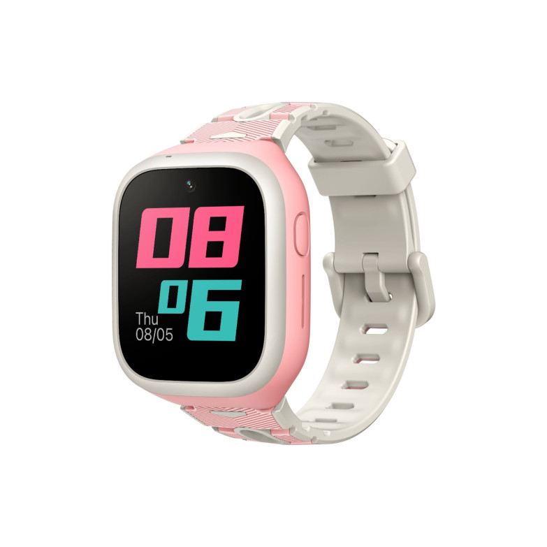 Smartwatch 4G Mibro P5 para niños, GPS, Pantalla TFT 1,3”, Aut. 7 días, Modos deporte, Llamadas, Cámara integrada 2MP, Rosa