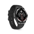 KSIX Titanium smartwatch, AMOLED 1,43” display, 2 straps, 5 days, Sport and health modes, Calls, Voice assistants, Black