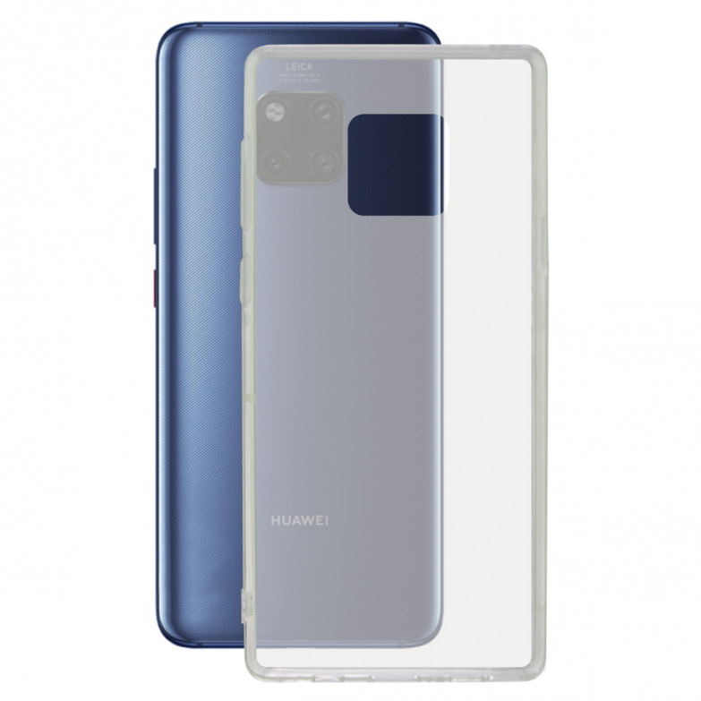 Funda para Huawei Mate 20 Pro, Semirrígida, Transparente