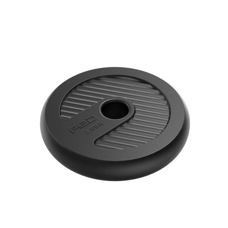 Xiaomi FED Weightlifting Disc, Cast Iron, 2 kg, 2,7x19,6x4cm, Compatible with V1 and V2 weight set, Modular design
