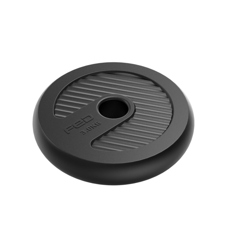 Xiaomi FED Weightlifting Disc, Cast Iron, 3 kg, 2,7x21,9x4,7cm, Compatible with V1 and V2 weight set, Modular design