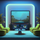 KSIX SmartLED Neon Strip 5m, Cuttable, 4300 lm, Music Sync, App Compatible with Alexa, Google Home, Siri, RGB Colours