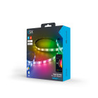 KSIX SmartLED Strip 5m, Cuttable, 1800 lm, Sync Music, App Compatible with Alexa, Google Home, Siri, RGB+CCT Colours