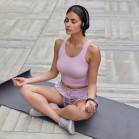 Auriculares inalámbricos KSIX Odissey, ANC + ENC, Micrófono, Autonomía 30h, Llamadas, Cable Jack 3,5 mm, Estuche, Negro