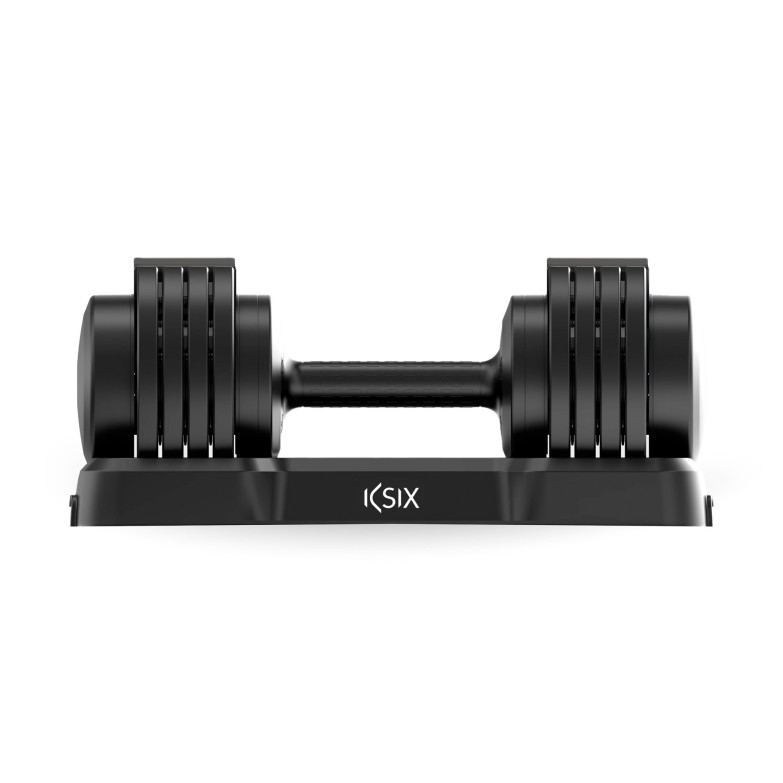Mancuerna ajustable 25 kg KSIX, Acero...