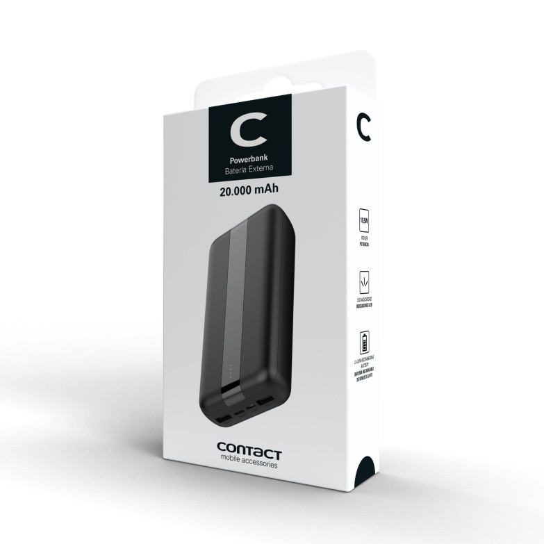 Contact powerbank 20,000 mAh, Lithium...