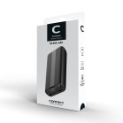 Contact powerbank 20,000 mAh, Lithium polymer, 10,5 W, Simultaneous charging, USB-A to USB-C cable included, Black