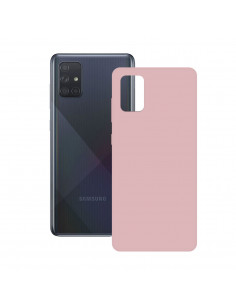 Silk Case For Galaxy A51 Pink