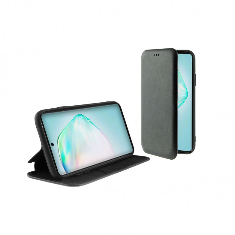 Ksix Lite Folio Case With Standing For Galaxy A91, S10 Lite Black