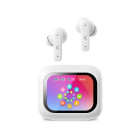 KSIX Vision Wireless Headphones, 2.01‘’ TFT display, ANC, Aut. 6+20 h, Touch control, Call, Voice assistance, White