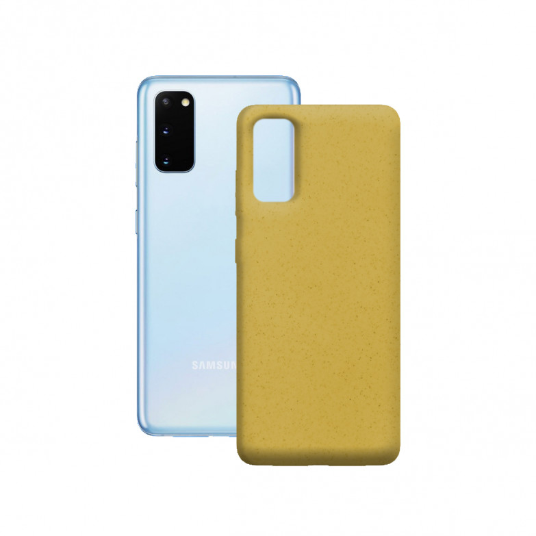 Ksix Eco-Friendly Case For Galaxy S20 Plus Yellow