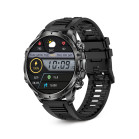 Smartwatch KSIX Venture, Pantalla XXL TFT 1,85”, Aut. 10 días, Modos deporte y salud, Llamadas, Asistentes de voz, IP68, Negro