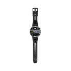 Smartwatch KSIX Venture, Pantalla XXL TFT 1,85”, Aut. 10 días, Modos deporte y salud, Llamadas, Asistentes de voz, IP68, Negro
