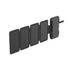 Powerbank solar HEAD 10.000 mAh, 22,5 W, Power Delivery, Carga simultánea, Carga inalámbrica, Cable incluido, Negro
