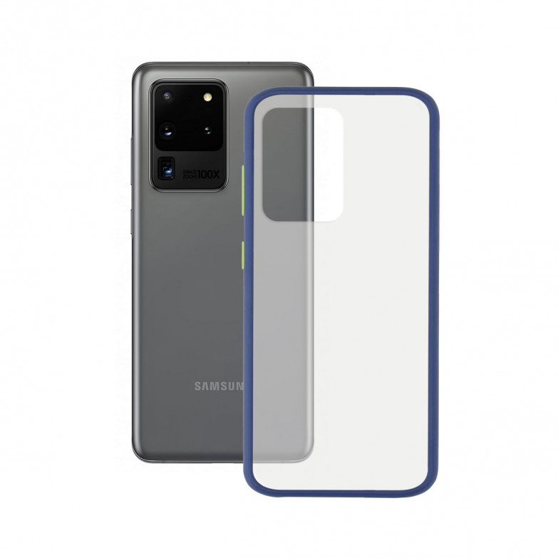 Funda para Samsung Galaxy S20 Ultra, Semirrígida, Azul