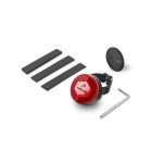 Localizador reflector para bicicletas HEAD, Compatible con Apple, Altavoz integrado, IP66, Negro