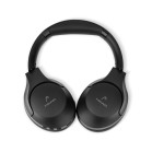 Auriculares inalámbricos HEAD, ANC + ENC, Micrófono, Autonomía 30h, Llamadas, Cable Jack 3,5 mm, Estuche, Negro