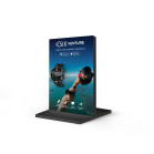 Smartwatch KSIX Venture, Pantalla XXL TFT 1,85”, Aut. 10 días, Modos deporte y salud, Llamadas, Asistentes de voz, IP68, Negro