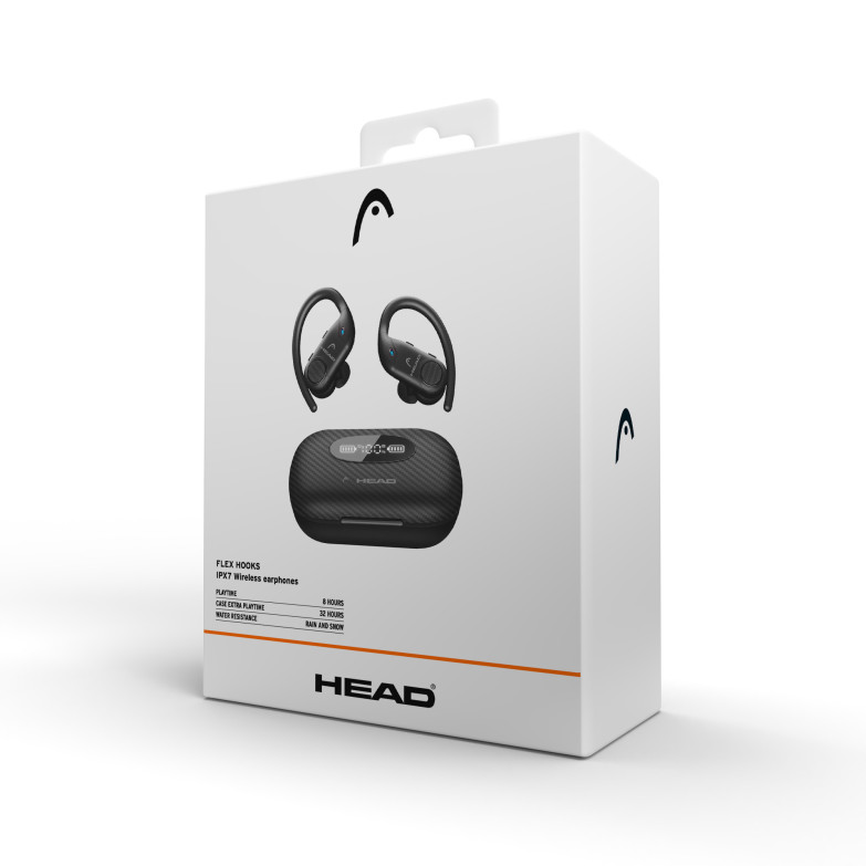 HEAD Flex Hooks Wireless Headphones,... HEAD Flex Hooks Wireless Headphones,...