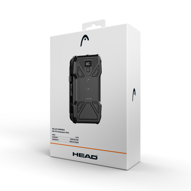 Powerbank solar HEAD 10.000 mAh, 22,5...