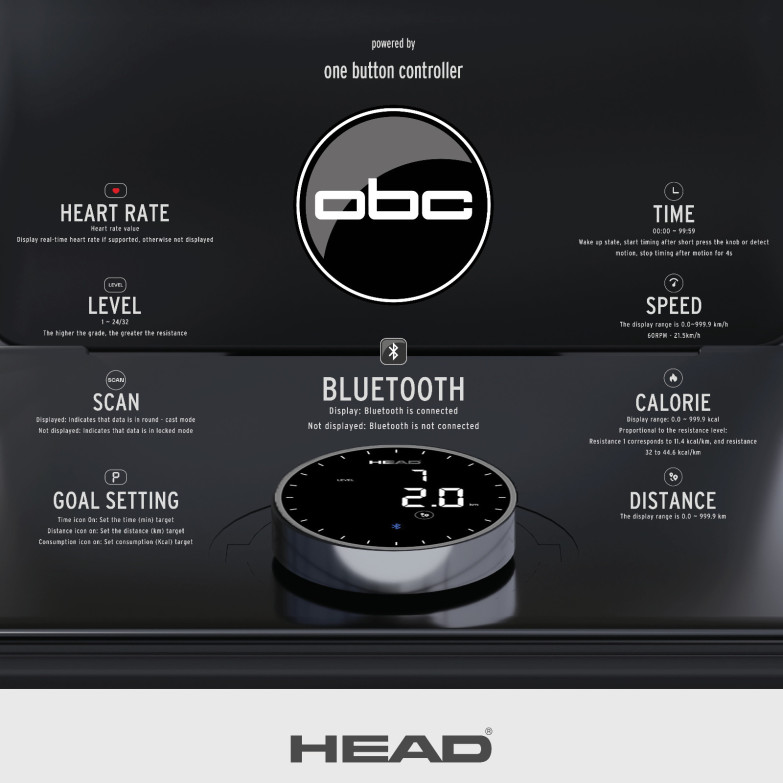 HEAD Indoor Bike, LED Display,... HEAD Indoor Bike, LED Display,...