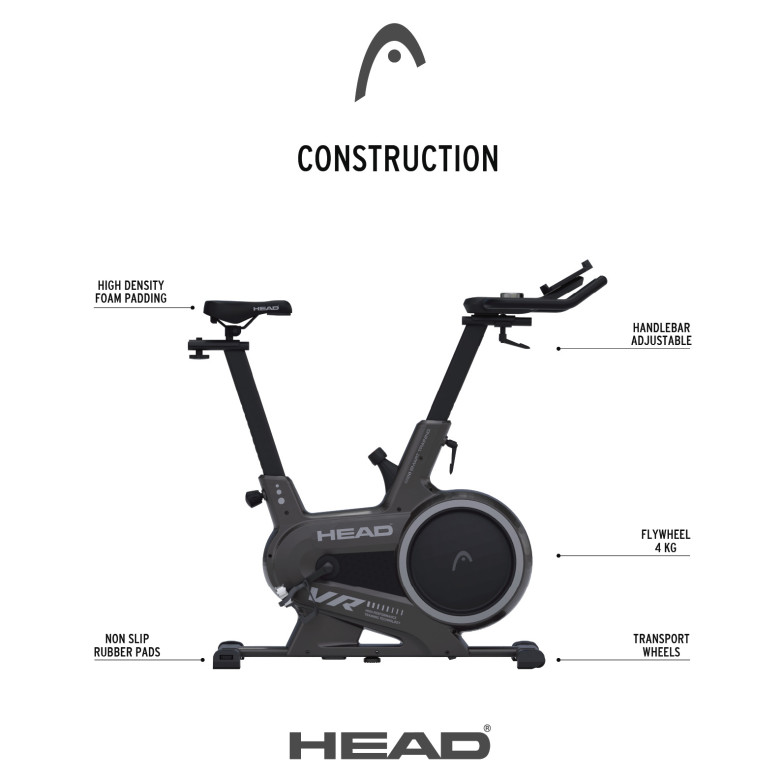 HEAD Indoor Bike, LED Display,... HEAD Indoor Bike, LED Display,...