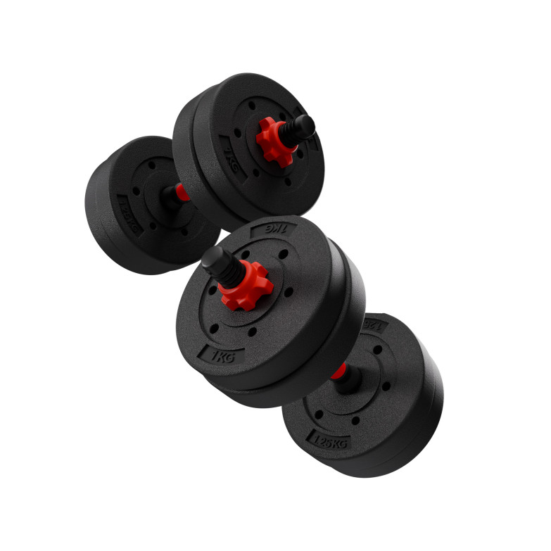 KSIX 10 kg Weight Kit, Dumbbells,...