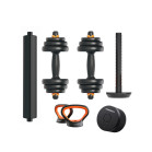 FED 20 Kg Dumbbell + Barbell + Kettlebell Kit V2 + Sensor