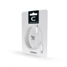 Cable de carga y datos USB-A a USB-C Contact 20 W, Carga rápida, 1 m, azul