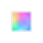 KSIX SmartLED Ceiling Light Stellar, Square Design, Speaker, RGBIC + CCT, 38.5x38.5x8.5cm, 3400 lm, 25.5W, Tuya App, White