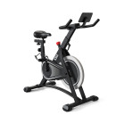 Bicicleta estática indoor KSIX KB01, Soporte Tablet y Smart Phone, Ajustable, Compatible apps Kinomap y Zwift, Negro