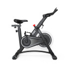 Bicicleta estática indoor KSIX KB01, Soporte Tablet y Smart Phone, Ajustable, Compatible apps Kinomap y Zwift, Negro