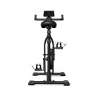 KSIX KB01 Indoor Stationary Bike, Tablet and Smartphone Holder, Adjustable, Compatible with Kinomap and Zwift, Black