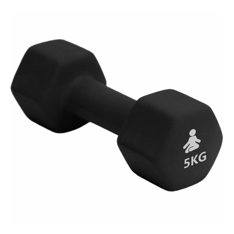 Mancuerna FITPADDY 5kg con revestimiento de neopreno y diseño antirodadura