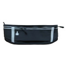 Fitbelt waist pack: water-resistant, adjustable 64-120cm with 3 compartments & reflective details for versatile use