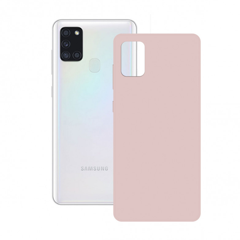 Funda para Samsung Galaxy A21S, Flexible, Rosa