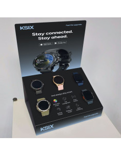 KSIX smartwatch display,...