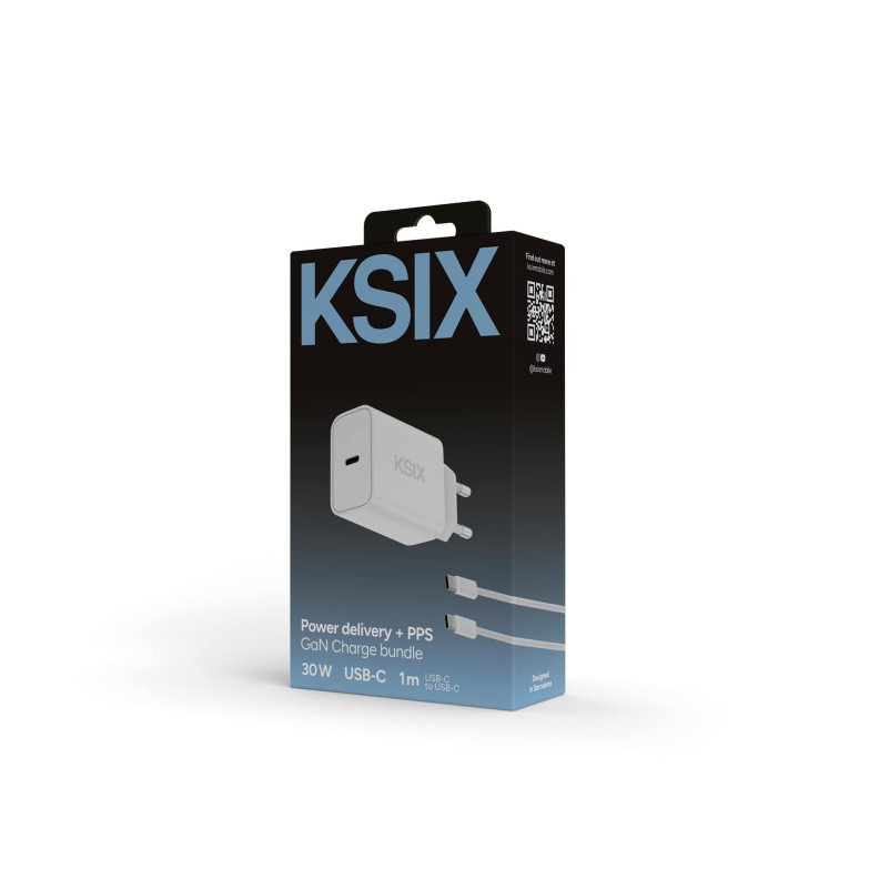 KSIX 30W wall charger, PPS, Power... KSIX 30W wall charger, PPS, Power...