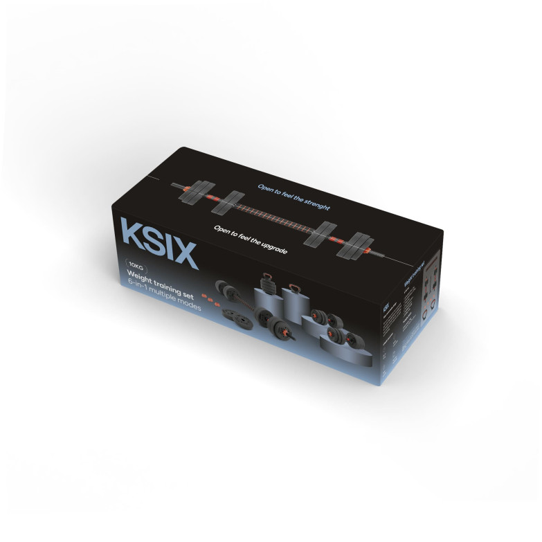 Kit de pesas KSIX 30 kg, Mancuernas,...