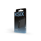 Powerbank KSIX Nano 5.000 mAh, Tamaño de bolsillo, Power Delivery, 20 W, Cable USB-C a USB-C, Indicadores LED, Negro